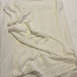 Wamsutta Baby White Knit Fabric